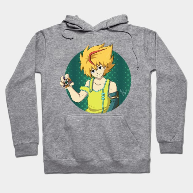 Free de la Hoya from Beyblade Burst Turbo / Super Z Hoodie by Kaw_Dev